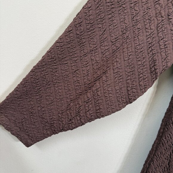 Free People Gabby Seamless Midi Dress Women's M/L Chocolate Brown Textured NWT - Picture 9 of 16